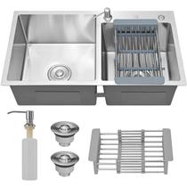 Cuba Cozinha Gourmet Pia Aço Inox Dupla Quadrada Acessórios