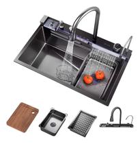 Cuba Cozinha Gourmet Torneira Cascata Lavador Copos P6014