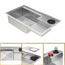 Cuba Cozinha Gourmet Veneza Aço Inox 304 Lava Copos GoldenX