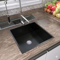 Cuba Cozinha Inox 304 Gourmet 40x40 Acabamento Escovado Estilo Profissional