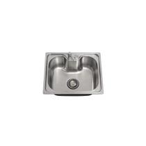 Cuba cozinha inox com acessórios 50x40cm cor prata