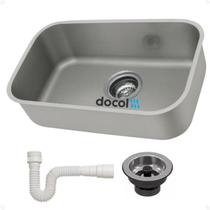 Cuba Cozinha Inox Docol Invicta Grande 56x34x18 Número 1 Fosca Acetinada