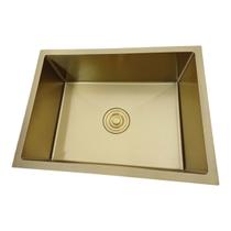 Cuba Cozinha Inox Dourada Gourmet Grande 59x44x20 Dourado
