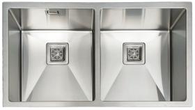 Cuba Cozinha Linha Recta Dupla Aço Inox 304