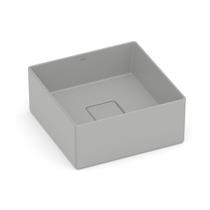Cuba de Apoio 30x30cm sem Mesa T3 Terra Cinza/Stone Roca