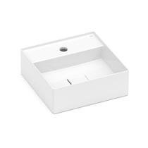 Cuba de Apoio 35x35cm com Mesa T8 Terra Branco Roca Cuba de Apoio 35x35cm com Mesa T8 Terra Branco Roca