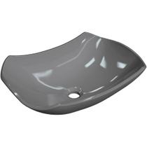 Cuba de Apoio Abaulada Para Banheiro Lux L42 Cinza - Lyam Decor