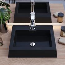 Cuba De Apoio Banheiro Ou Lavabo Quadrada Promoção Cuba Plástico Branca E Preto Cuba De Apoio Banheiro Ou Lavabo Quadrada Promoção Cuba Plástico Branca E Preto