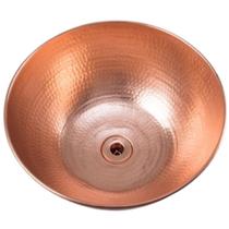 Cuba De Apoio Bojo Pia Cobre Puro Sem Alças Com Válvula 8L.