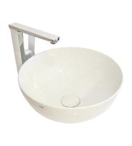 Cuba De Apoio Branca Redonda Cerâmica Reno Rc 170