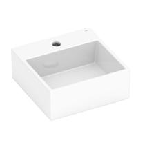 Cuba de Apoio Celite 350mmX350mm com Mesa Basic Q6 Branco Cuba de Apoio Celite 350mmX350mm com Mesa Basic Q6 Branco