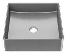 Cuba De Apoio De Louça Retangular 36,5x36,5 Cinza