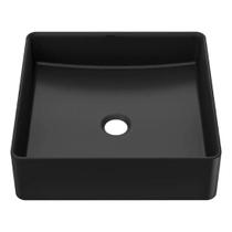 Cuba De Apoio De Louça Retangular 36,5x36,5 Preto