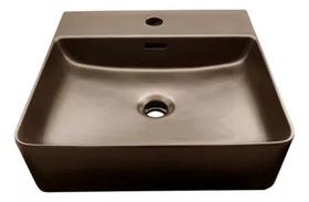 Cuba De Apoio De Louça Retangular 49x42 Marrom