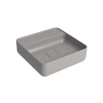 Cuba de Apoio Deca 40X40 L.11040.M.85 Quadrada com Mesa Soft Antracite