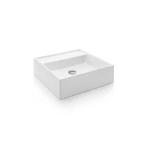 Cuba De Apoio Docol 41X41 970026 Mesa Quadrada Branca