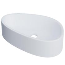 Cuba de Apoio Gota Para Banheiro Lavabo C01 BG43W Branca Matte Fosca - Lyam Cuba de Apoio Gota Para Banheiro Lavabo C01 BG43W Branca Matte Fosca - Lyam