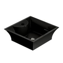 Cuba de Apoio Japi Gênova Preta 13,5CMX40CMX40CM Japi Branco Cuba de Apoio Japi Gênova Preta 13,5CMX40CMX40CM Japi Branco