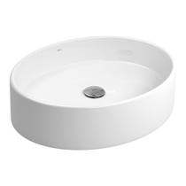 Cuba de Apoio Lavatório Oval 50X41cm Branco - L.93.17 Cuba de Apoio Lavatório Oval 50X41cm Branco - L.93.17