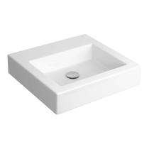 Cuba de Apoio Lavatório Quadrada 45X43cm Branco - L.737.17 Cuba de Apoio Lavatório Quadrada 45X43cm Branco - L.737.17