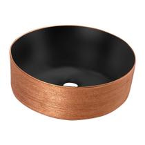 Cuba De Apoio Lexxa 36x36 Redonda Black Rose Gold Lx524brg Cuba De Apoio Lexxa 36x36 Redonda Black Rose Gold Lx524brg