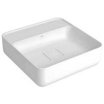 Cuba de apoio mesa quadrada 40cm deca slm branco l11040m17