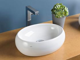 Cuba de Apoio Oval 40cmx30cm Branco ICA9 - Icasa Cuba de Apoio Oval 40cmx30cm Branco ICA9 - Icasa
