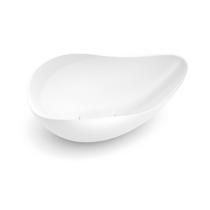 Cuba De Apoio Oval 540x375mm Ruy Ohtake Roca Branco Acabamento Com Brilho - A327A13000 Cuba De Apoio Oval 540x375mm Ruy Ohtake Roca Branco Acabamento Com Brilho - A327A13000