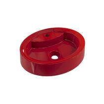 Cuba de Apoio Oval O43 Ônix 44X34cm Colorida