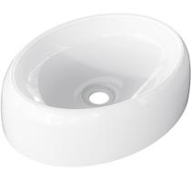 Cuba de Apoio Oval Para Banheiro Lavabo C01 Capri O39 Branco - Lyam Decor Cuba de Apoio Oval Para Banheiro Lavabo C01 Capri O39 Branco - Lyam Decor
