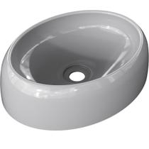 Cuba de Apoio Oval Para Banheiro Lavabo C01 Capri O39 Cinza - Lyam Decor Cuba de Apoio Oval Para Banheiro Lavabo C01 Capri O39 Cinza - Lyam Decor