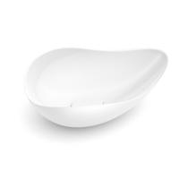 Cuba De Apoio Oval Ruy Ohtake 54x37,5cm Branco Roca