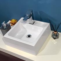 Cuba De Apoio Para Banheiro 35x35 Chanel Mármore Sintético