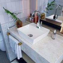 Cuba de Apoio para Banheiro Aq33 Angular Volcano