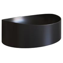 Cuba De Apoio Para Banheiro Em Marmore Sintetico 941012 Preto PP