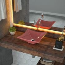 Cuba de Apoio para Banheiro L30 Lux Quadrada Folha Compace Cuba de Apoio para Banheiro L30 Lux Quadrada Folha Compace