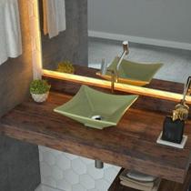 Cuba de Apoio para Banheiro L30 Lux Quadrada Folha Compace Cuba de Apoio para Banheiro L30 Lux Quadrada Folha Compace