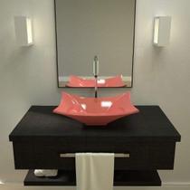 Cuba de Apoio para Banheiro L38 Lux Retangular Folha Compace