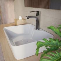 Cuba de Apoio para Banheiro/lavabo Cerâmica Quadrada 48 Cm Manplex