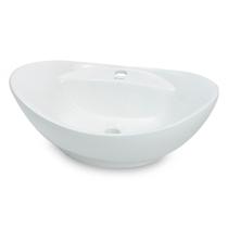 Cuba de Apoio para Banheiro/Lavabo Cerâmica Redonda 59 cm Manplex Branco Cuba de Apoio para Banheiro/Lavabo Cerâmica Redonda 59 cm Manplex Branco