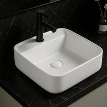 Cuba de apoio para banheiro lavabo sobrepor com mesa 390x140 mm branca scalla linha premium mondialle