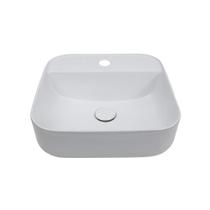 Cuba de Apoio para Banheiro Quadrada Cerâmica Granada Pingoo.casa - Branco Cuba de Apoio para Banheiro Quadrada Cerâmica Granada Pingoo.casa - Branco