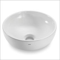 Cuba de Apoio para Banheiro Redonda 30cm em Cerâmica Icasa Cuba de Apoio para Banheiro Redonda 30cm em Cerâmica Icasa