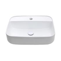 Cuba De Apoio Para Banheiro Retangular Louça Cerâmica Clorita - Branco Cuba De Apoio Para Banheiro Retangular Louça Cerâmica Clorita - Branco