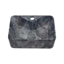 Cuba De Apoio Para Banheiro Retangular Slim Louça Cerâmica 40 cm Cornalina Pingoo.casa - Marmorizado Grafite Cuba De Apoio Para Banheiro Retangular Slim Louça Cerâmica 40 cm Cornalina Pingoo.casa - Marmorizado Grafite