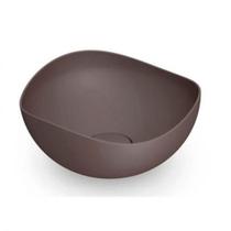 Cuba de Apoio para Banheiro Ruy Ohtake 37,5cm Cafe - Roca Cuba de Apoio para Banheiro Ruy Ohtake 37,5cm Cafe - Roca