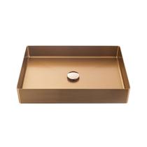 Cuba De Apoio Para Banheiro Slim Retangular Aço Inox 304 Makuna 55x38 cm Pingoo.casa - Dourado Rose Cuba De Apoio Para Banheiro Slim Retangular Aço Inox 304 Makuna 55x38 cm Pingoo.casa - Dourado Rose