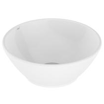 Cuba De Apoio Para Banheiro Udine Redonda Branca 28x9,5cm Japi Cuba De Apoio Para Banheiro Udine Redonda Branca 28x9,5cm Japi