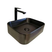 Cuba De Apoio Preta Fosca Cerâmica Reno Rc 481