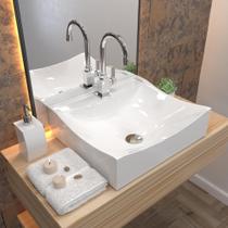 Cuba de Apoio Q44 Quadrada 44,5X40cm Branca Cuba de Apoio Q44 Quadrada 44,5X40cm Branca